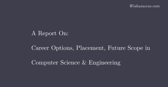 Future Scope of CSE a report