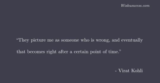 Virat Kohli Quotes on life