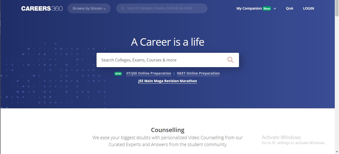 Career360 - A Career is a Life - Wishusucess