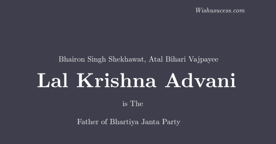 Lal Krishna Advani BJP