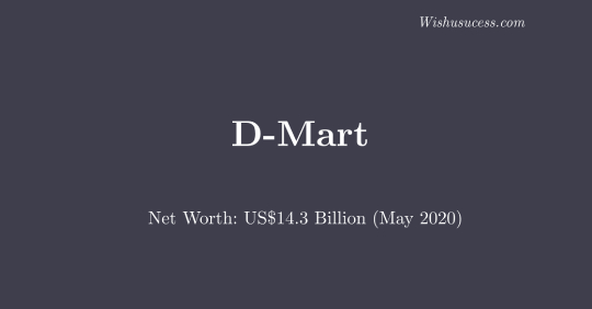 Net Worth of D-Mart