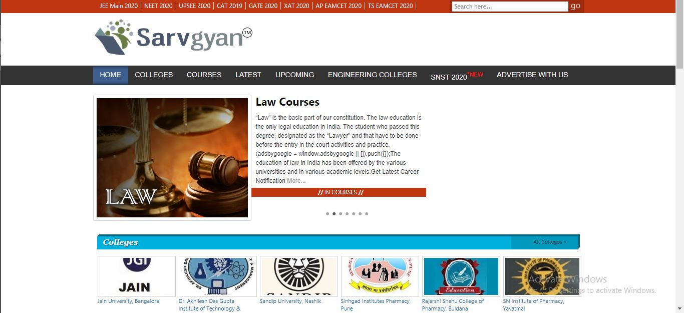 SarvGyan: Career Guidance Portal of India