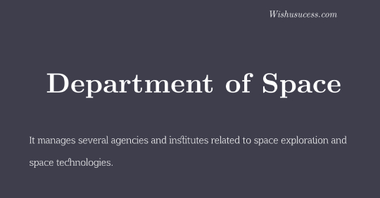 DoS - Separtmen of Space