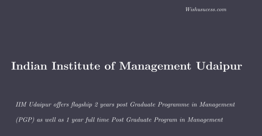 Indian Institute of Management Udaipur news 2020