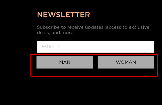 Magento 2 Newsletter Subscription Male Female
