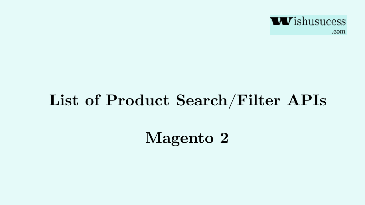 Search REST API in Magento 2