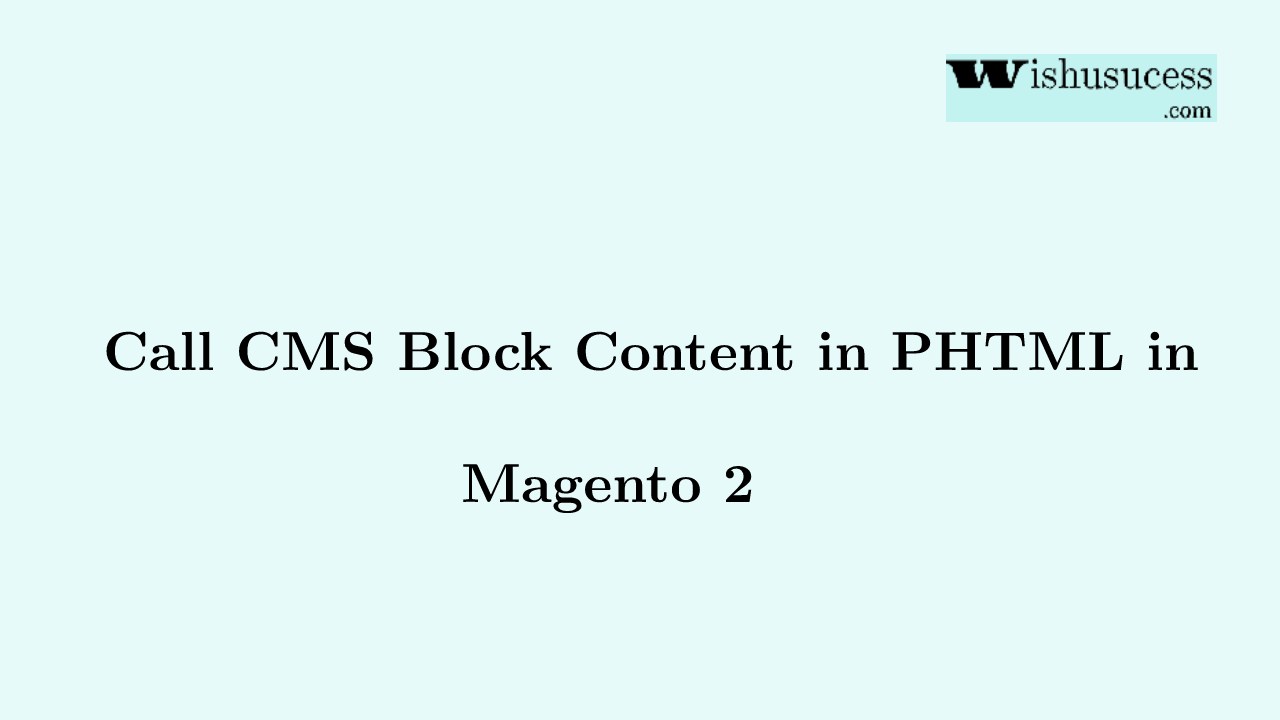 Call CMS Block Page in PHTML