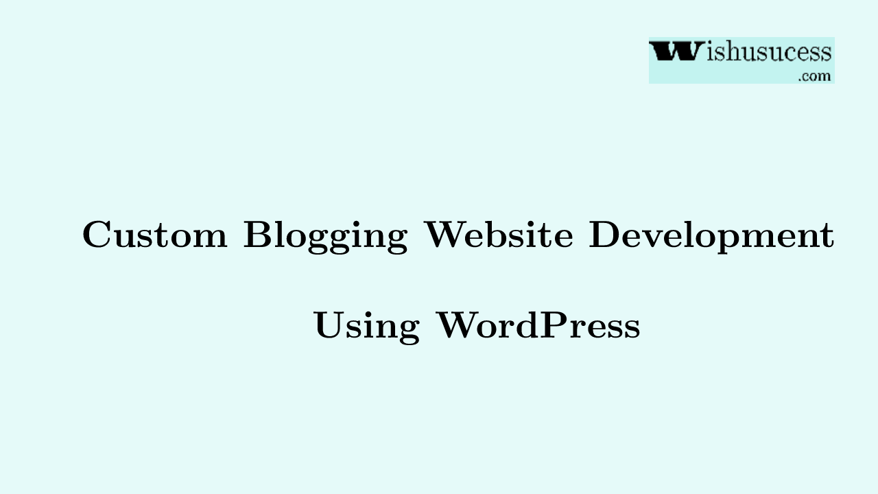 Make Blogging Website at Very Cheap Cost