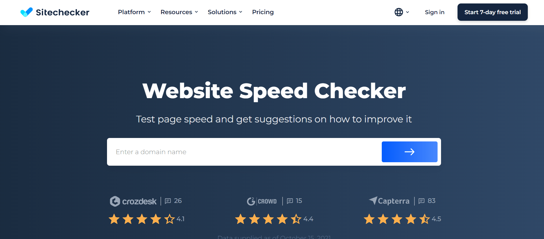 Sitechecker tool to optimize website