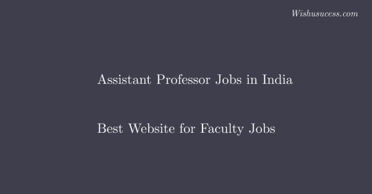 Top 5 Website for Faculty Jobs in India