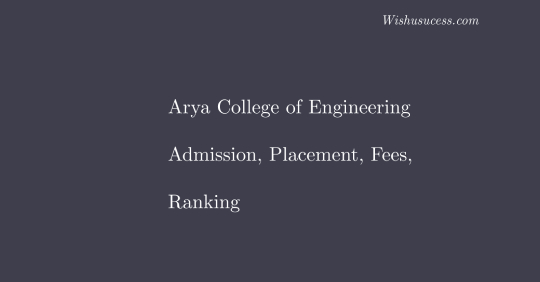 Arya College of Engineering and IT – [ACEIT], Jaipur